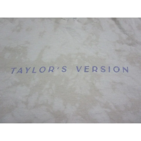 Taylor Swift T Shirt Taylor's Version Oversized Graphic (L/XL) Tie Dye Distress - Picture 5 of 12